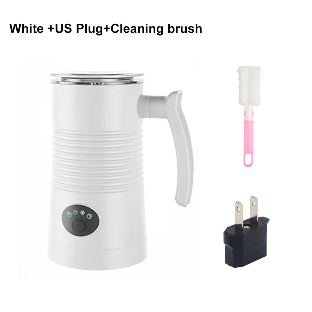 Milk Frother, 4 in 1 Electric Milk Steamer