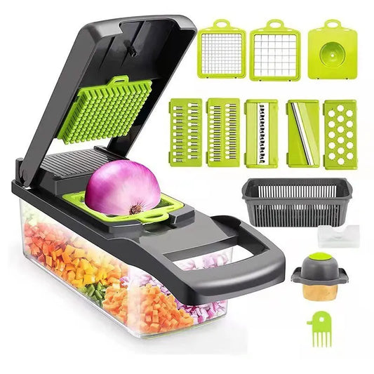 14-in-1 Vegetable Chopper,  Multifunctional Vegetable Slicer, Veggie Chopper