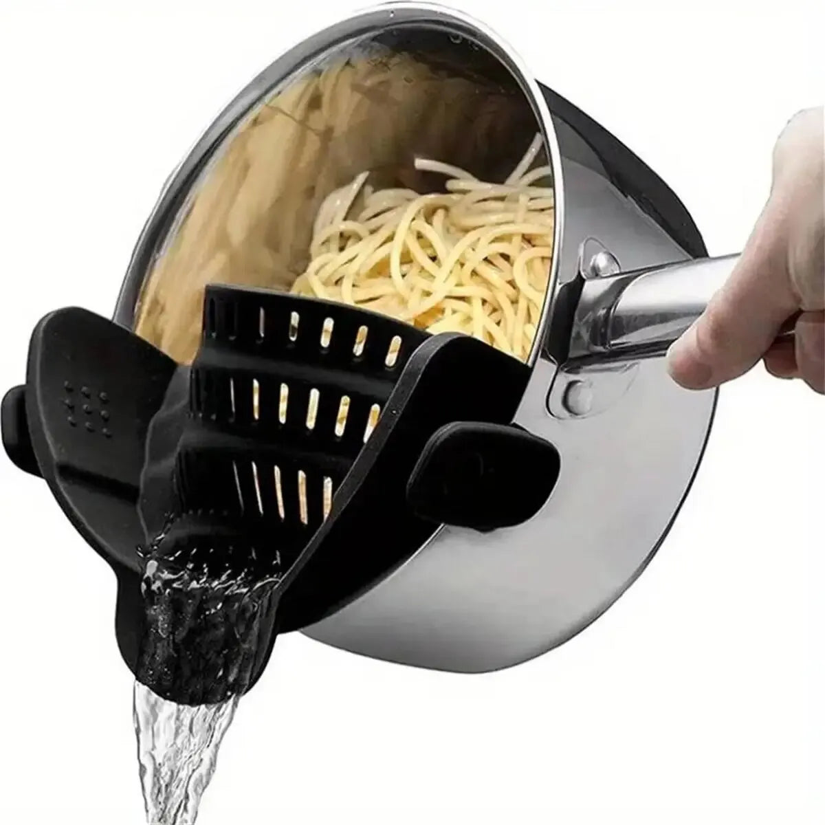 Clip on Strainer for Pots Pan Pasta Strainer