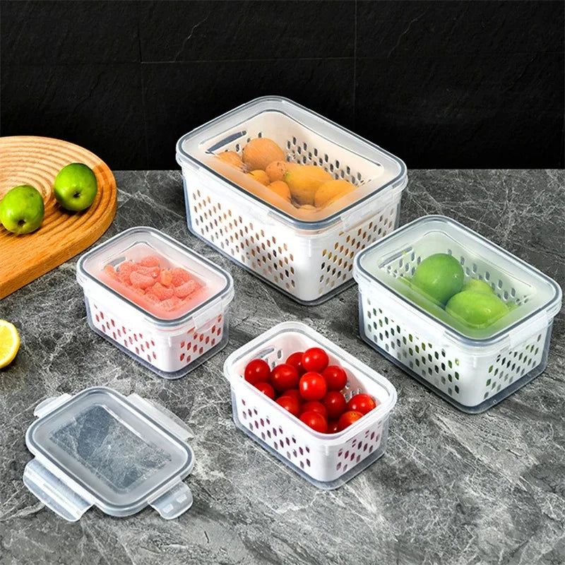 Vegetable Fruit Boxes Fridge Storage Box