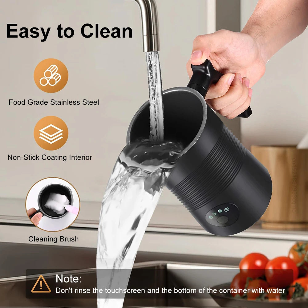 Milk Frother, 4 in 1 Electric Milk Steamer