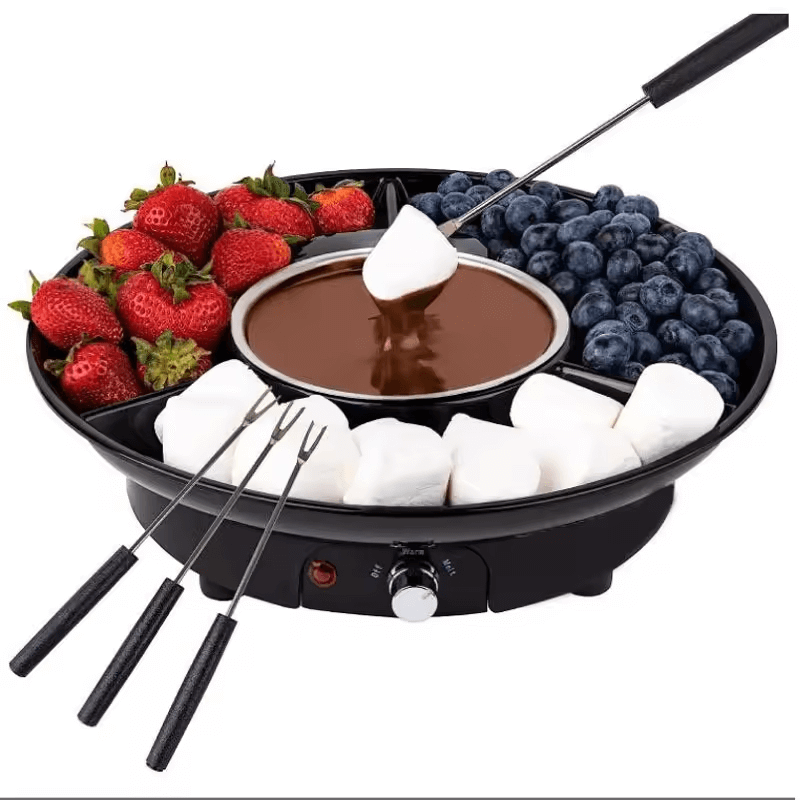 25W Electric Smores Kit Fondue Set