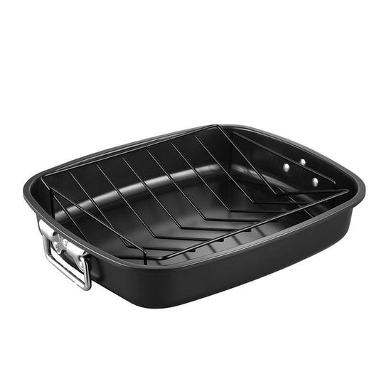 17 Inch Non-Stick Roasting Pan with Rack