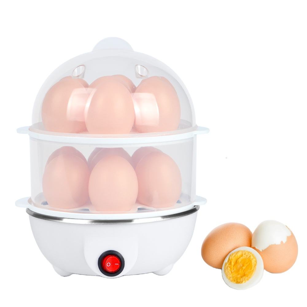 Electric Egg Cooker Boiler, 14 Egg Capacity Two Layer Egg Maker