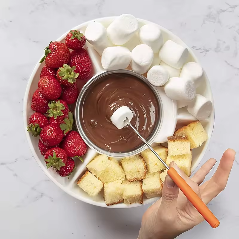 25W Electric Smores Kit Fondue Set