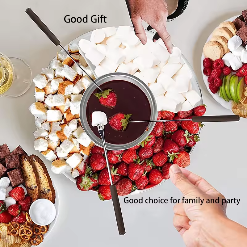 25W Electric Smores Kit Fondue Set