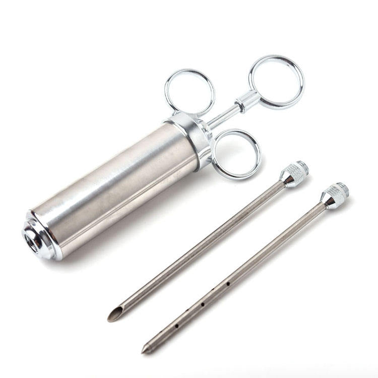 Stainless Steel Meat Injector for BBQ Turkey Injector